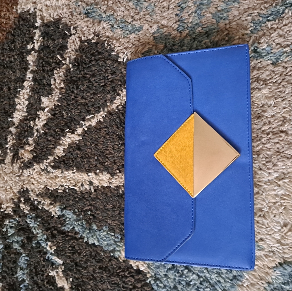Blue Cluth Purse